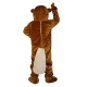 Brown Gopher Mole Mouse Cartoon Mascot Costume