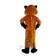 Brown Hairy Fox Mascot Costume