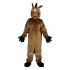 Brown Horse Cartoon Mascot Costume
