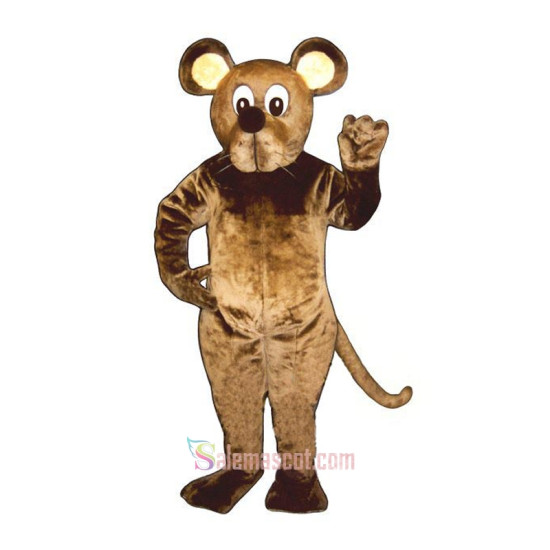 Brown Mouse Mascot Costume