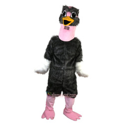 Brown Ostrich Mascot Costume