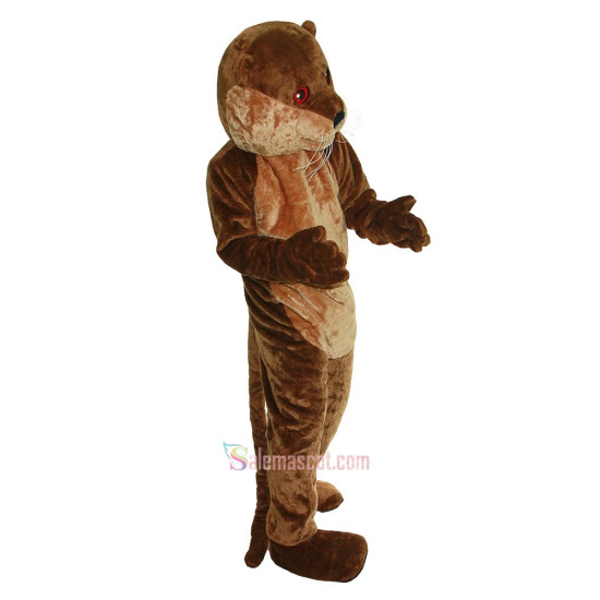Brown Otter Mascot Costume