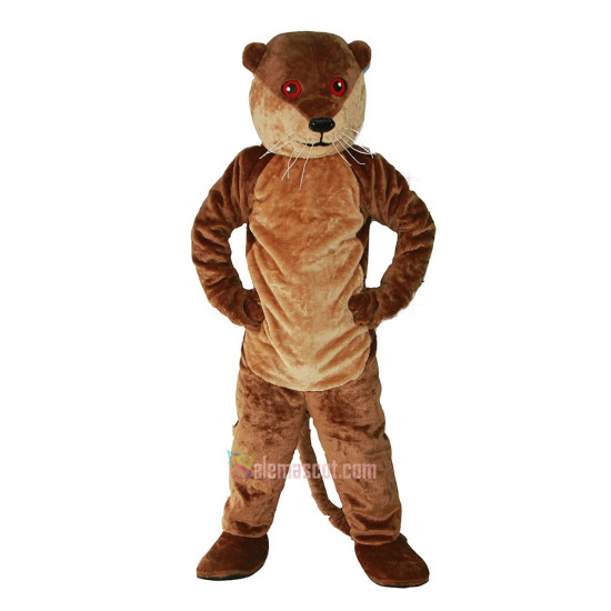 Brown Otter Mascot Costume