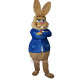 Brown Rabbit Bunny Cartoon Mascot Costume