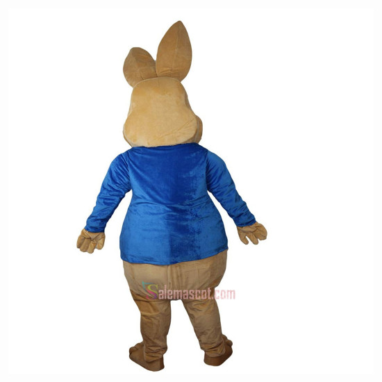 Brown Rabbit Bunny Cartoon Mascot Costume