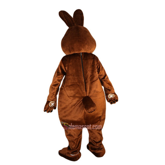 Brown Rabbit Costume Bunny Mascot Costume