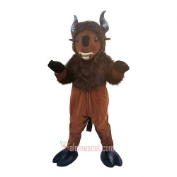 Brown Rhinoceros bull Mascot Costume