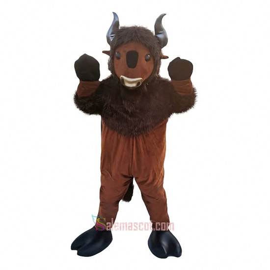 Brown Rhinoceros bull Mascot Costume