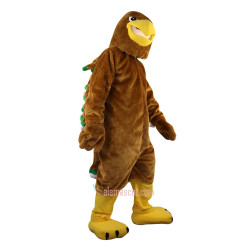 Brown Sports Eagle Cartoon Mascot Costume