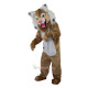 Brown Wildcat Stray Cat Hare Racoon Cartoon Mascot Costume