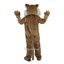 Brown Wildcat Stray Cat Hare Racoon Cartoon Mascot Costume