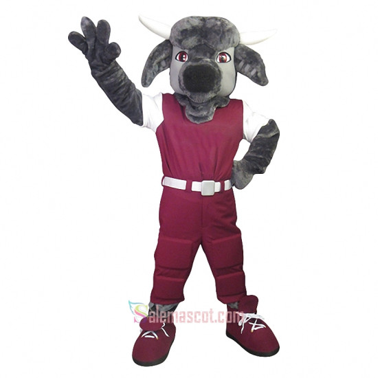 College Sports Cow Mascot Costume