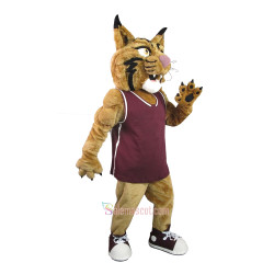 College Power Wildcat Mascot Costume