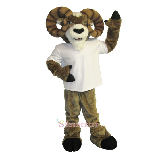 College Power Ram Mascot Costume