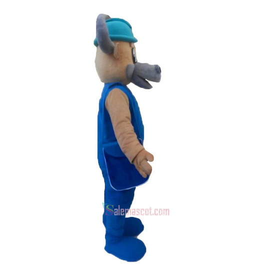 Bull Cartoon Mascot Costume