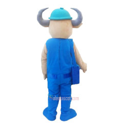 Bull Cartoon Mascot Costume