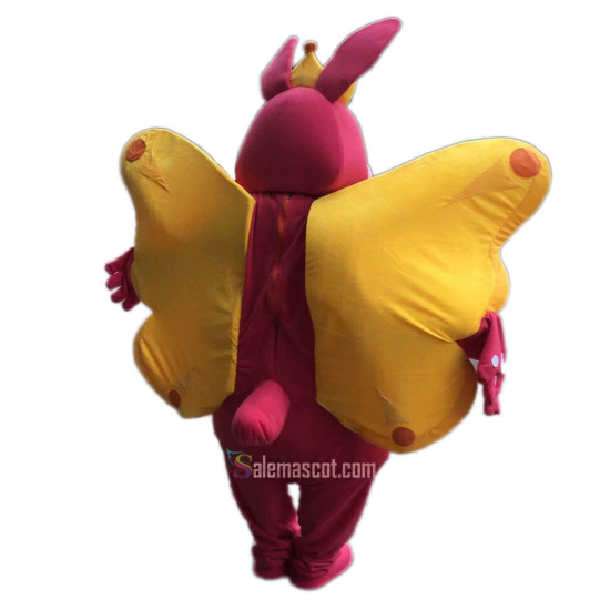 Butterfly Bunny Cartoon Mascot Costume
