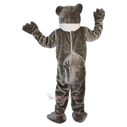 Cartoon Grey Squirrel Mascot Costume