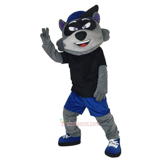 Cartoon Raccoon Mascot Costume