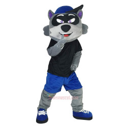 Cartoon Raccoon Mascot Costume