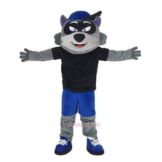 Cartoon Raccoon Mascot Costume