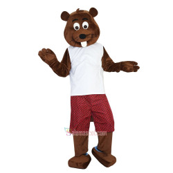 Castor Fiber Beaver Mascot Costume