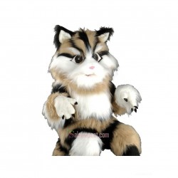 Plush Cat Mascot Costume