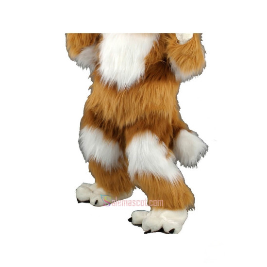 Long Plush Cat Mascot Costume
