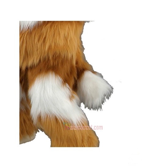 Long Plush Cat Mascot Costume
