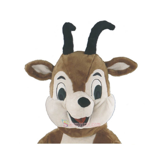 Cute Happy Chamois Mascot Costume