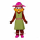 Chipmunk girl Mascot Costume
