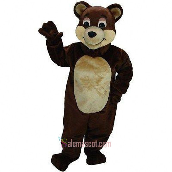 Chocolate Bear Mascot Costume