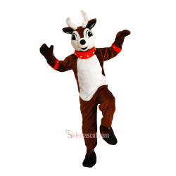 Christmas Elk Cartoon Mascot Costume