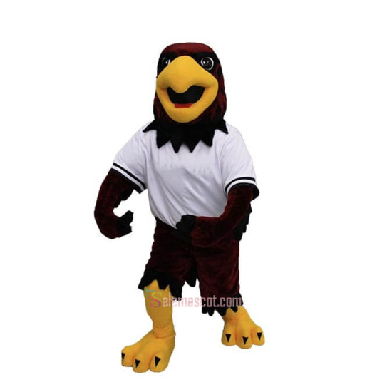 College Friendly Hawk Mascot Costume