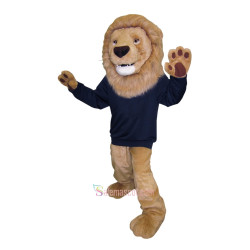 College Tough Vanguard Lion Mascot Costume