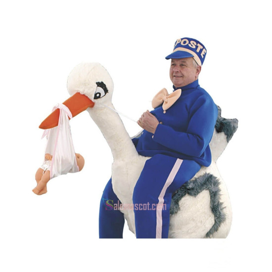 Mascot Costume : back stork