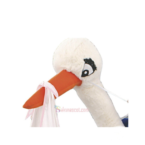 Mascot Costume : back stork