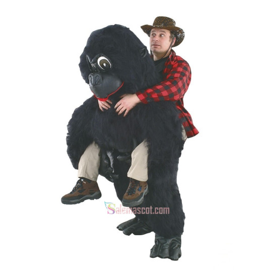 Mascot Costume back gorilla
