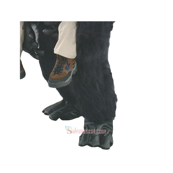 Mascot Costume back gorilla