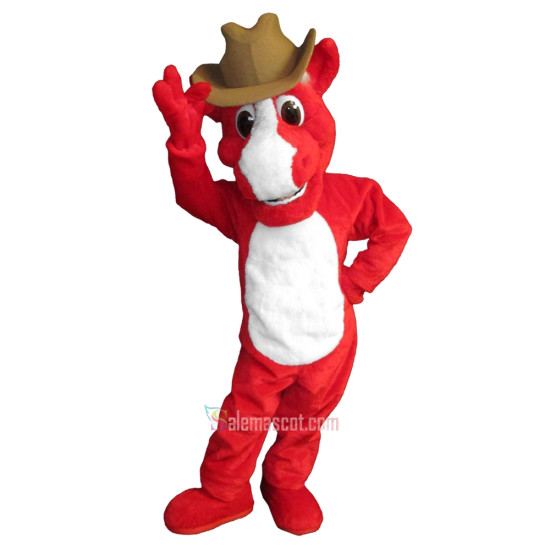 Cowboy Horse Mascot Costume