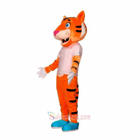 Cute Tiger Mascot Costume