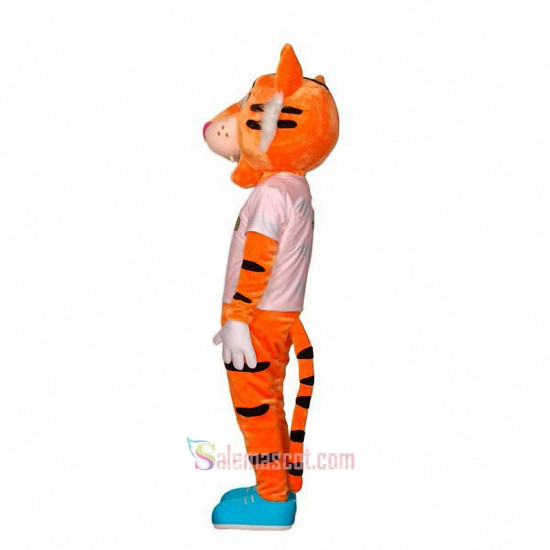 Cute Tiger Mascot Costume
