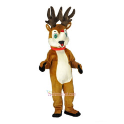 Cute Friendly Deer Mascot Costume