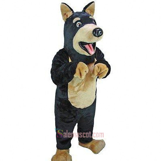 Doberman Dog Mascot Costume