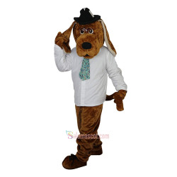 Dog Sharpei Hound Cartoon Mascot Costume