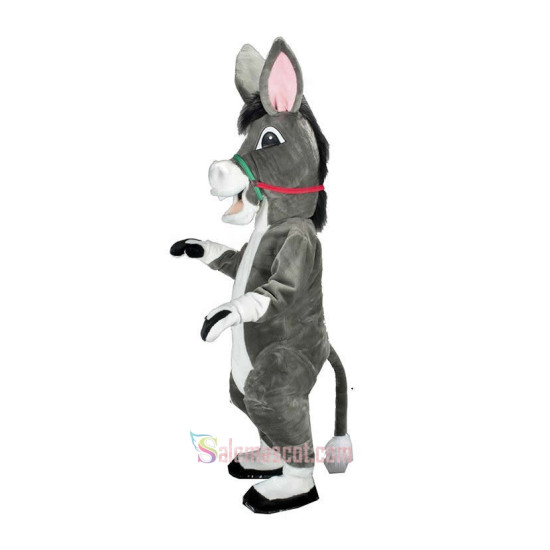 Gray Donkey mascot costume