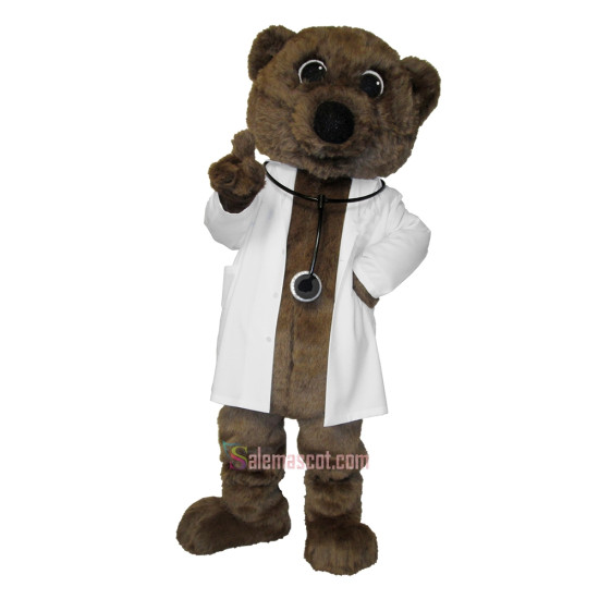 Dr Bear Mascot Costume