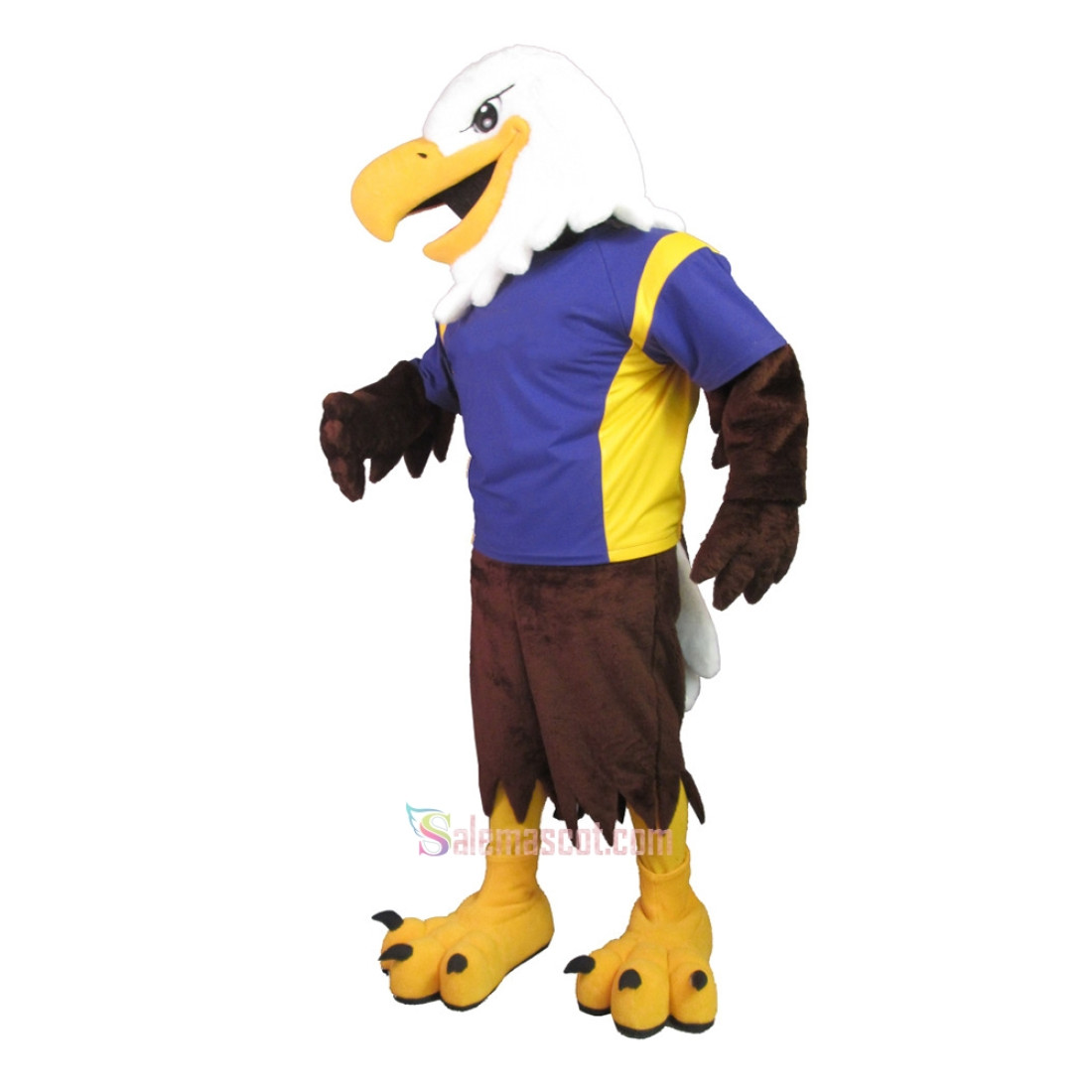 College Handsome Eagle Mascot Costume College Handsome Eagle Mascot