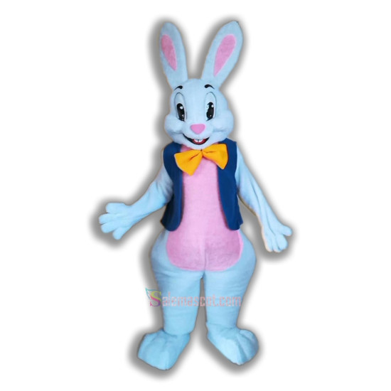 Easter Bunny White Mascot Costume 