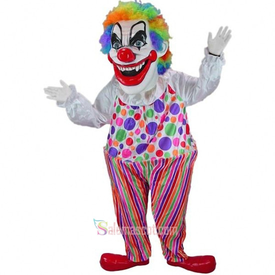 Evil Clown Mascot Costume